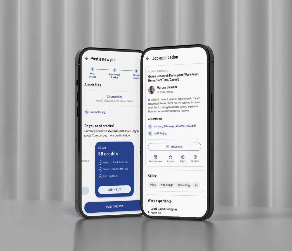 Mobile app user experience design for Tech Startups